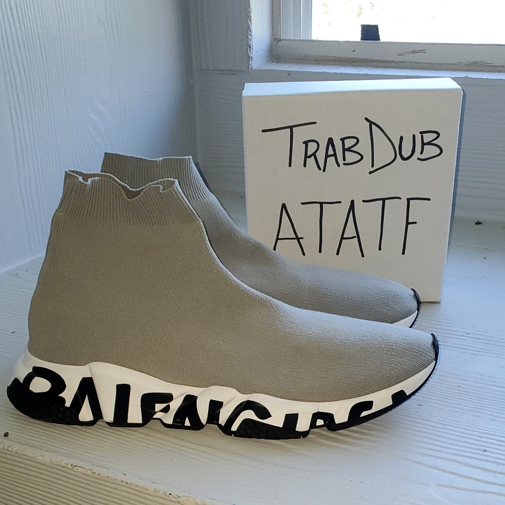 Balenciaga Speed Trainer
 Graffiti - Grey